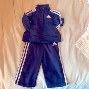 Baby Adidas sweatsuit Navy blue